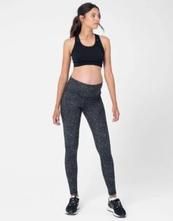 Seraphine Legging Grossesse 7/8 Sport Imprimé – Kaki/Noir