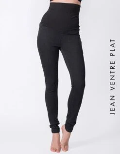 Seraphine Jean Post-accouchement Ventre Plat – Noir