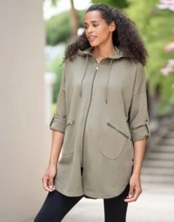 Seraphine Cape à Capuche 3 En 1 De Grossesse Et Portage - Kaki -Seraphine Ursa Khaki 04 V1