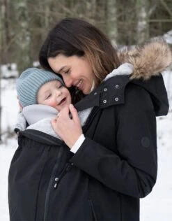 Seraphine Parka Extra Chaude Grossesse 3 En 1 - Noir -Seraphine Valetta Black 04 V8