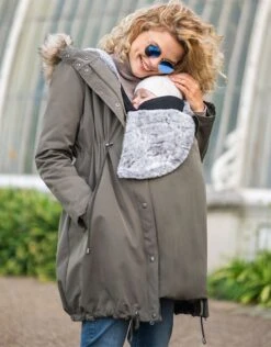 Seraphine Parka Grossesse Hivernale 3 En 1 – Kaki -Seraphine Valetta Khaki 08 V6