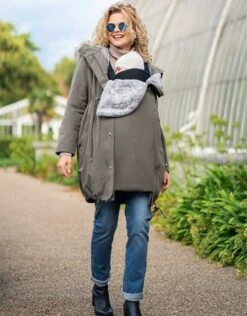 Seraphine Parka Grossesse Hivernale 3 En 1 – Kaki -Seraphine Valetta Khaki 09 V6