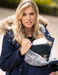 Seraphine Parka Grossesse Hivernale 3 En 1 – Bleu Marine -Seraphine Valetta Navy 06 V3