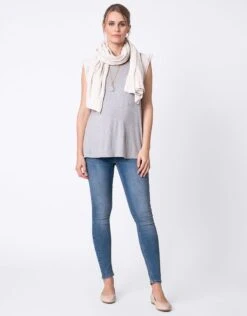 Seraphine Châle D'allaitement En Maille - Crème -Seraphine Verity Ecru 04 V1