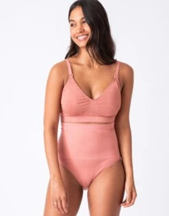 Seraphine Culotte Post-grossesse Taille Haute – Lot De 2 Noir/Terracotta -Seraphine Vivette BB 03