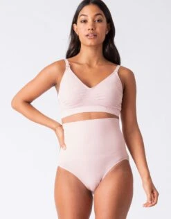 Seraphine Culotte Post-grossesse Taille Haute – Lot De 2 Gris/Rose Pâle -Seraphine Vivette GB 03