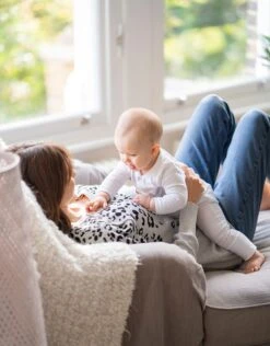 Seraphine Pull Grossesse Et Allaitement à Imprimé Contrasté -Seraphine Wezley Grey 05 V2