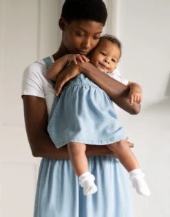 Seraphine Mama & Mini Denim - Robe Chasuble Pour Bébé -Seraphine Wyatt Mini 02 V1