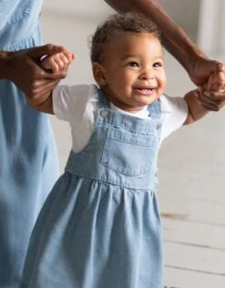 Seraphine Mama & Mini Denim - Robe Chasuble Pour Bébé -Seraphine Wyatt Mini 03 V1