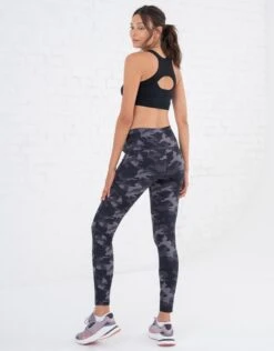 Seraphine Legging Grossesse 7/8 Sport Imprimé Camouflage – Gris Foncé -Seraphine Xenia Camo 06