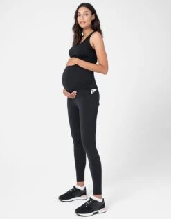Seraphine Legging Grossesse Sport – Noir