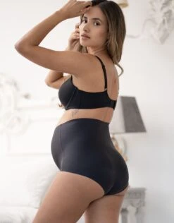 Seraphine Lot De 2 Culottes Hautes Grossesse Sans-démarcation – Noir -Seraphine Zina Brief Black 07 V3