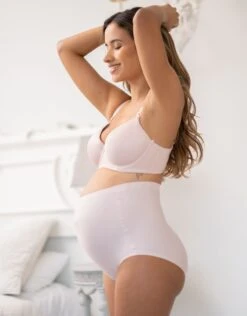 Seraphine Lot De 2 Culottes Hautes Grossesse Sans-démarcation – Nude -Seraphine Zina Brief Nude 03 V5