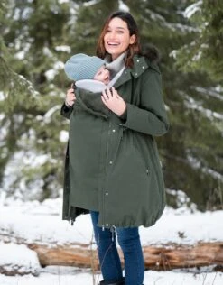 Seraphine Parka Grossesse 3 En 1 Sub-Zero – Kaki -Seraphine Zorah Khaki 08 V3