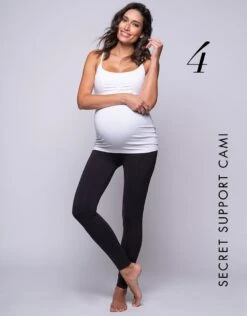 Seraphine Le Kit Neuf Mois Londres - Robe Grossesse, Débardeur, Legging Et Jupe -Seraphine bump kit 05