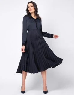 Seraphine Robe Midi Grossesse Et Allaitement Plissée