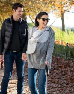 Seraphine Sweat à Capuche Grossesse 3 En 1 – Gris -Seraphine connor grey V2 04