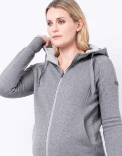 Seraphine Sweat à Capuche Grossesse 3 En 1 – Gris -Seraphine connor grey V2 07