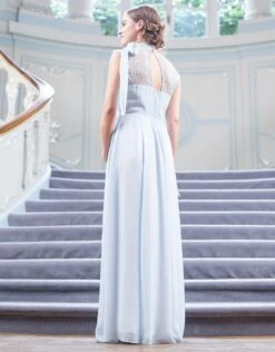 Seraphine Robe De Soirée Grossesse Et Allaitement – Bleu Ciel -Seraphine delia sky 07