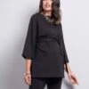 Seraphine Blouse Grossesse Chic - Noir