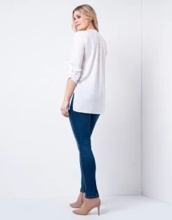 Seraphine Blouse Grossesse – Ivoire -Seraphine fern white 05