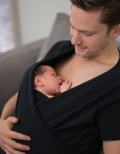 Seraphine Haut Contact Peau à Peau En Coton - Hommes -Seraphine fred black 03