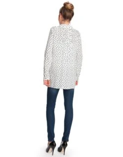 Seraphine Chemisier Grossesse à Pois - Blanc -Seraphine happy dot 07
