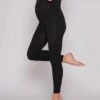 Seraphine Legging Grossesse Sans Coutures à Bandeau Haut - Noir -Seraphine holi 01 1