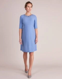 Robe Grossesse Juliet Seraphine - Bleu -Seraphine juliet 01 no tags