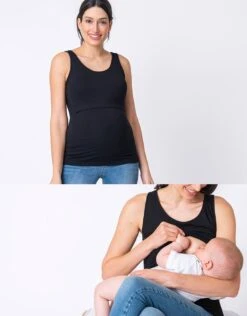 Seraphine Débardeur Grossesse Et Allaitement - Noir