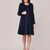 Seraphine Manteau Grossesse Cachemire Laine - Bleu Marine -Seraphine natasha navy 01 2