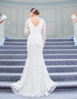 Seraphine Robe De Mariée Grossesse En Dentelle Manches Longues -Seraphine orphelia ivory 09