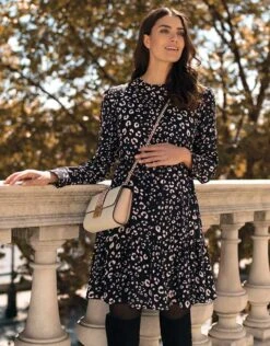 Seraphine Robe Grossesse à Imprimé Animalier