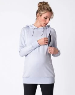 Seraphine Sweat Grossesse Et Allaitement – Bleu Poudré -Seraphine pernella blue 05 1