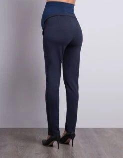 Seraphine Pantalon Grossesse En Ponte - Bleu Marine -Seraphine phylis navy 03