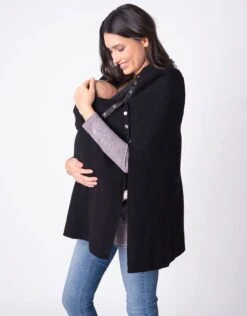 Seraphine Cape Grossesse - Noir -Seraphine romana black 03 V2