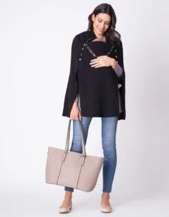 Seraphine Cape Grossesse - Noir -Seraphine romana black 04 V2