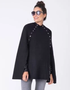 Seraphine Cape Grossesse - Noir -Seraphine romana black 05 V2