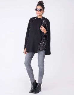 Seraphine Cape Grossesse - Noir -Seraphine romana black 06 V2