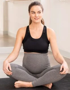 Seraphine Legging Grossesse En Bambou – Gris