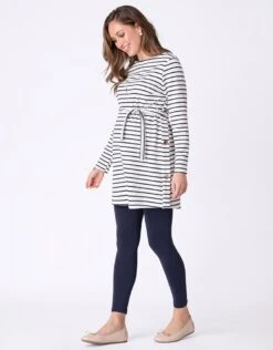 Seraphine Legging Grossesse En Bambou – Bleu Marine -Seraphine tammy navy 03