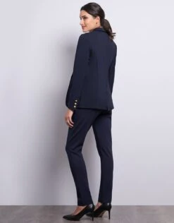 Seraphine Blazer Grossesse En Ponte – Bleu Marine -Seraphine taye navy 04