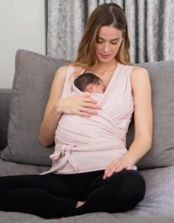 Seraphine Haut Contact Peau à Peau En Coton Sans Manches - Rose Poudré -Seraphine winifrid blush 002