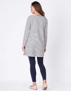 Seraphine Tunique Grossesse Et Allaitement à Rayures En Coton -Seraphine yulia nautical 05